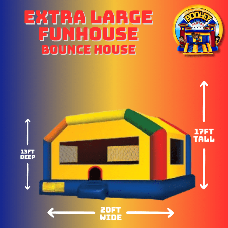 Extra Large Fun House with 2 basketball Goal Inside