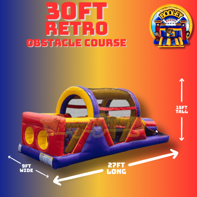30ft Retro Obstacle Course
