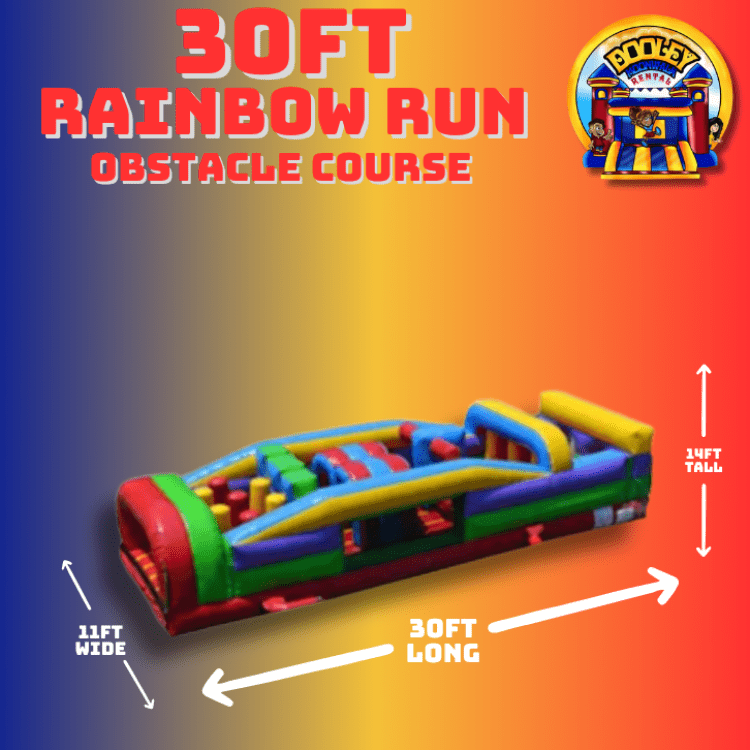 30ft Rainbow Run Obstacle Course