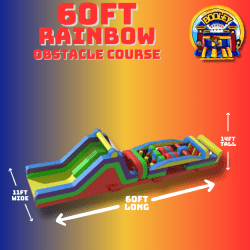 60ft Rainbow Obstacle Course