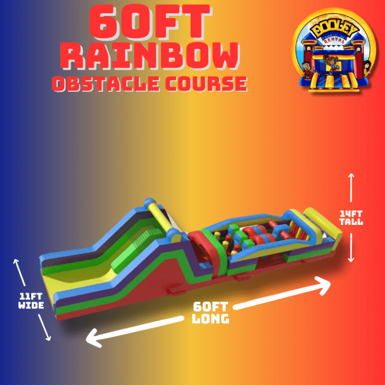 60ft Rainbow Obstacle Course