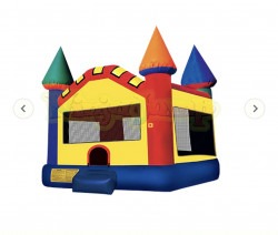 IMG 9437 1731890348 Large Castle Moonwalk with Basketball Goals